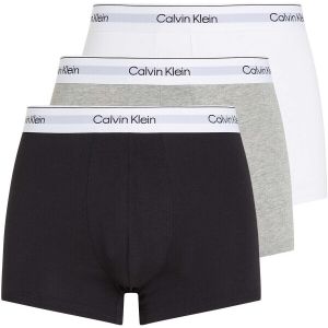 Calvin Klein Men's, Trunk 3Pk 000NB3963A, Multi (Grey Heather, White, Bla, L