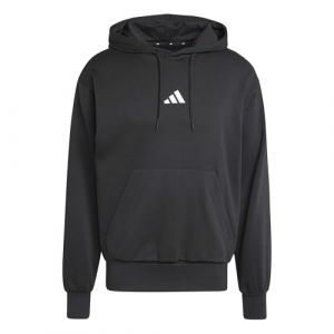 Image de Adidas Homme Essentials FEELCOZY Fleece Hoodie, Black/White, M