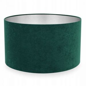 ABAT-JOUR MODERNE EN VELOURS CHROME 35 cm