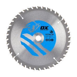 OX Lame scie circulaire Carbure, coupe fine Universelle D. 190 x Al. 16 mm, 40 dents TCTWTF1901640 - taille: