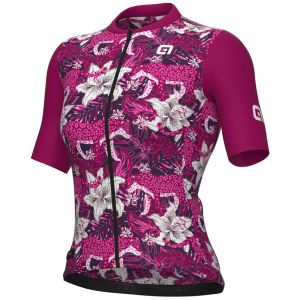 Alé Cycling Hibiscus SS Jersey Women, violet L Maillots route