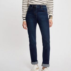 Morgan Jeans droit taille haute jean brut femme - Taille 36