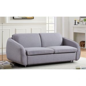 Canapé convertible express Naturali Tissu Gris clair