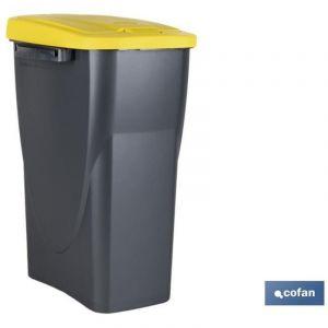 COFAN CUBO DE BASURA PARA RECICLAR 15 LITROS - Innovation moderne, optimale pour les voyages, avec une formule d&eacute;licate