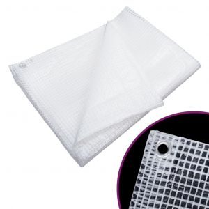 VidaXL Bâche de gaze 140 g/m² 8x10 m Blanc