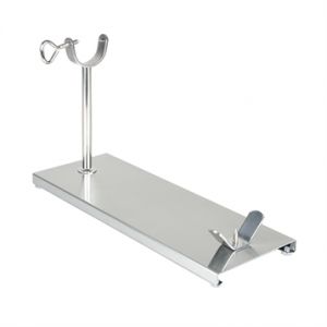 Image de AC-Déco Support à jambon - 49,5 x 16,5 x H 35 cm - Inox 49,5 cm Argenté