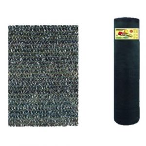 Brixo Rouleau de toile d'ombrage vert L100 x h3 m à œillets extérieur