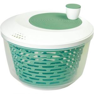 Westmark Essoreuse à Salade – Idéale pour laver, essorer et servir la salade, saladier peu encombrant avec couvercle et bec verseur, antidérapant, 4,4 l – plastique, sans BPA