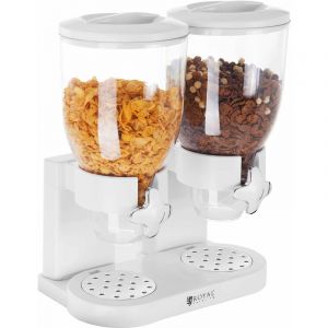 Royal Catering Distributeur de céréales muesli Double RCCS-7L/2 (7L hauteur sous le bec verseur 7cm 155 kg 2 récipients)