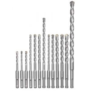 Einhell Kwb by Lot de 12 forets SDS-Plus pour marteau perforateur (12 pièces, compatible avec tous les perforateurs avec emmanchement SDS-Plus, ø