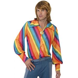 Smiffy's Chemise arc-en-ciel homme L