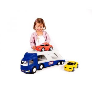 Little tikes Camion Porte vehicule avec 2 voitures de courses