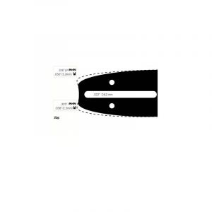Guide Chaine Tronçonneuse Einhell 35cm 3/8 Lp .050 (1,3mm).
