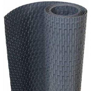 VidaXL Paravent de balcon anthracite 300x80 cm r&eacute;sine tress&eacute;e