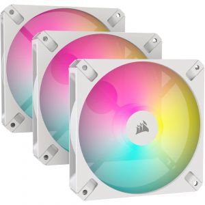 Image de Corsair AR120 ICUE RGB Triple Pack - Blanc