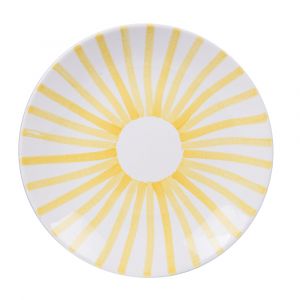Assiette plate Santiago jaune 26 cm (lot de 6) Table passion