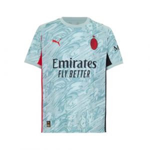 A.C. Milan Maglia Gara Gardien de But Home, Saison 2025/2026, T-Shirt de Football, Produit Officiel, Gris, XL Mixte