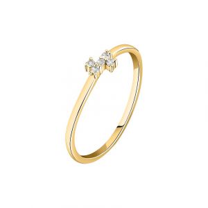 Live Diamond Bague pour femme LDY005108014 375 Or jaune recyl&eacute;