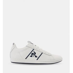 Le Coq Sportif Baskets basses Court Classic Sport à signature brodée Blanc - Couleur Blanc - Taille 41