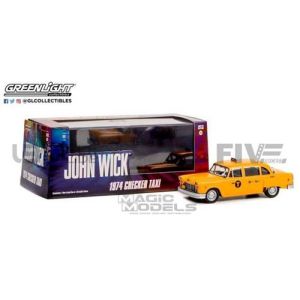 Image de Greenlight Collectibles Miniatures montées - Checker Marathon N.Y.C. Taxi - John Wick 1974 1/43