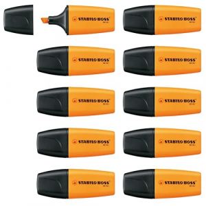 Stabilo BOSS MINI marqueur 1 pi&egrave;ce(s) Pointe biseaut&eacute;e Orange