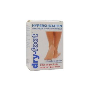 Dry-Foot - Poudre antitranspirante - 12 sachets