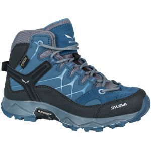Image de Salewa Alp Trainer GTX Chaussures mi-hautes Enfant, bleu/noir EU 36 Chaussures trekking & randonn&eacute;e