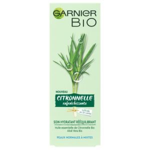 Garnier Bio Soin hydratant rééquilibrant - Citronelle rafraîchissante