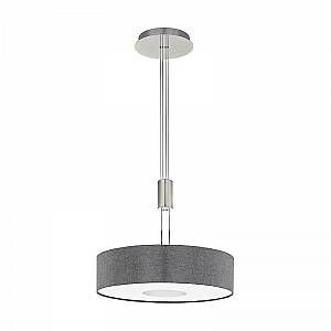 Eglo Suspension ROMAO LED Nickel mat, Chrome, 1 lumi&egrave;re - Moderne - Int&eacute;rieur - ROMAO