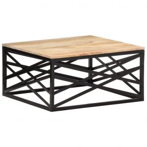 Image de VidaXL Table basse 68x68x35 cm Bois de manguier massif