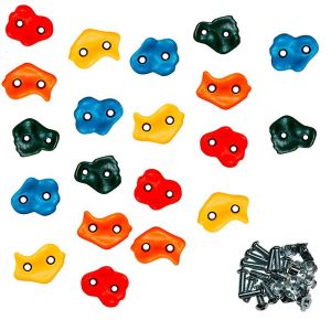 Kangui 20 Pierres à grimper d'escalade pour structures de jeux - Fixations inclues