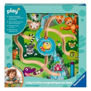 Image de Ravensburger Play Labyrinthe magn&eacute;tique en bois Dans la jungle 636 mois Premier &acirc;ge
