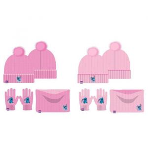 Ensemble Bonnet et gants fille Disney Stitch
