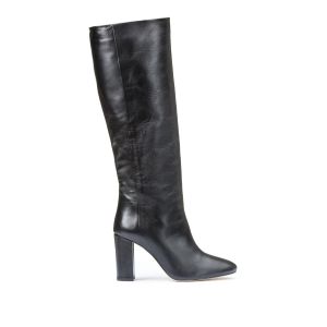Jonak Bottes cuir &agrave; talon Calime Noir - Taille 36;37;38;39;40