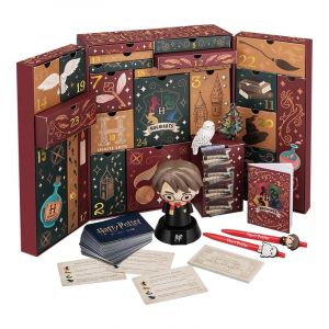 Paladone Harry Potter Calendrier de l'Avent Poudlard 24 Jours Premium &ndash; Cadeaux de No&euml;l sous Licence Officielle et d&eacute;coration saisonni&egrave;re pour Chambre d'enfant |