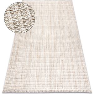 Rugsx - Tapis nano FH72A Melange, boucl&eacute;, tiss&eacute; plat beige beige 80x150 cm