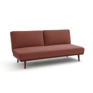 Image de Canapé convertible velours 3 places, Cooly Bois De Rose Taille 3 Places