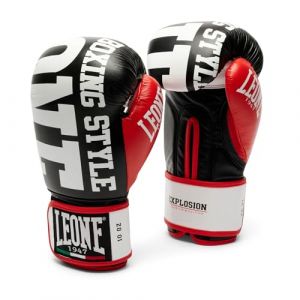 Leone 1947, Boxing Gloves Explosion Unisex 14OZ Black GN055