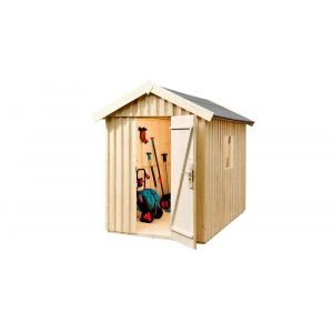 Weka Abri "Su&eacute;dois" T2, brut de sciage, rouge su&eacute;dois