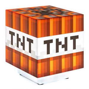Paladone Minecraft TNT Unisexe Lampe de chevet multicolore, Plastique,