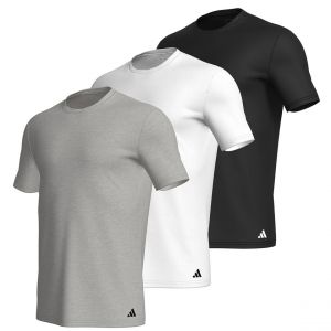 Adidas Herren Unterwäsche Crew Neck Shirt (3pk) -Active Core Cotton Tricot, Assorted_4am011, M Hommes
