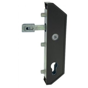 Serrure en retrait GJ pour cadre 40x40mm finition noir - TIRARD - GJ792302