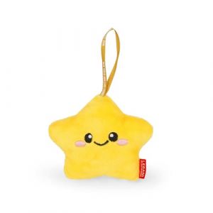 Legami Décoration de Noël en Peluche Oh-Oh-Ornaments, Star, Boule de Noël, à Suspendre au Sapin, en Polyester, 9 x 10 x 4 cm