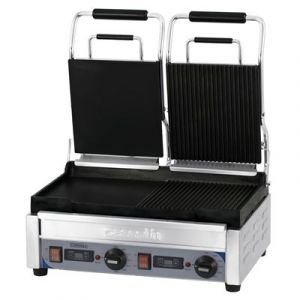 Casselin Grill Panini double Premium Mixte avec minuteur