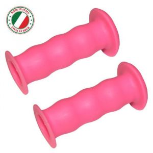 Image de Cyclingcolors PAIRE DE POIGNEE ROSE VELO ENFANT DRAISIENNE TRICYCLE TROTTINETTE DIAMETRE 22MM 85MM