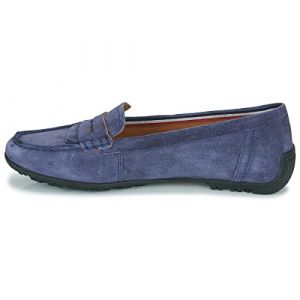 Geox Mocassins avec barrette décorative et semelle en caoutchouc Bleu - Taille 36