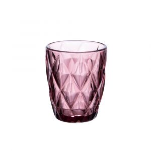 Boite de 6 gobelets bas 24 cl diamond rose - Trend'up - Rose - Verre