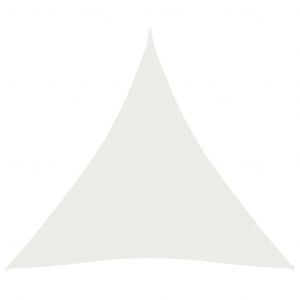 VidaXL Voile d'ombrage 160 g/m&sup2; Blanc 5x6x6 m PEHD