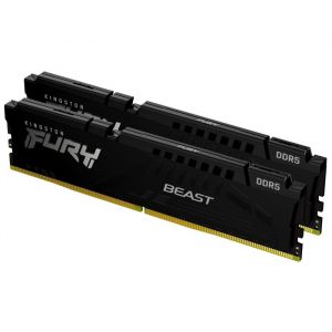 Image de Kingston FURY Beast - DDR5 - kit - 16 Go: 2 x 8 Go - DIMM 288 broches - 6000 MHz / PC5-48000 - CL30 - 1.4 V - m&eacute;moire sans tampon - on-die ECC - noir