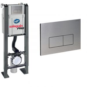 Image de Wirquin Bati Autoportant modele CHRONO + plaque chromée DESIGN
